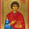Hand-painted icon "St. Panteleimon"