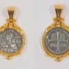 gold-plated silver medal