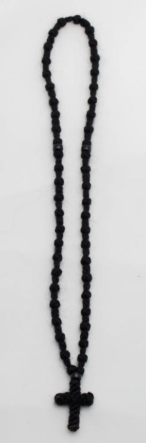 Wool prayer rope with 50 knots